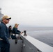 USS John P Murtha conducts ship maneuvering exercise