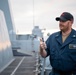 USS John P Murtha conducts ship maneuvering exercise