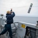 USS John P Murtha conducts ship maneuvering exercise