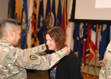 Receiving the O2M3 medallion