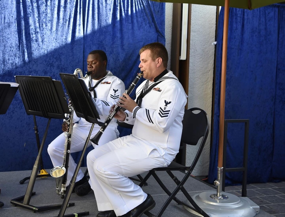 Navy Band Southwest's Wood Wind Quartet performs at Carlsbad City Library