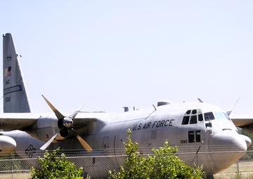 C-130 Hercules training aircraft at Fort McCoy