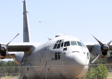 C-130 Hercules training aircraft at Fort McCoy