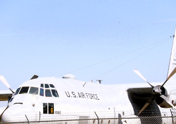 C-130 Hercules training aircraft at Fort McCoy