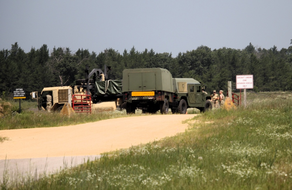 Iowa National Guard aviation troops hold training at McCoy’s Young Air Assault Strip, South Post