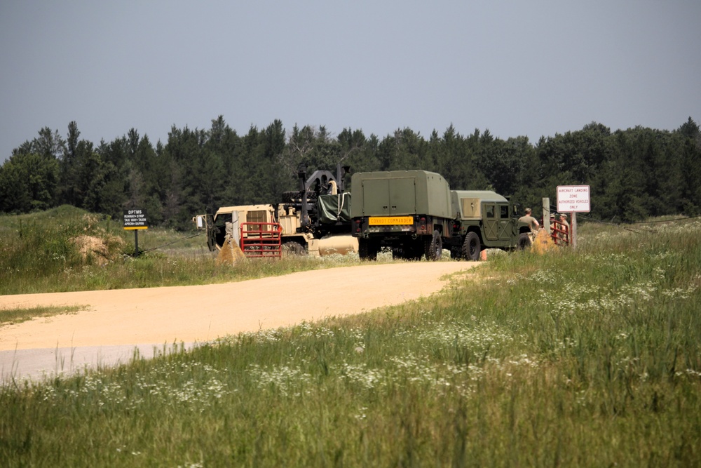 Iowa National Guard aviation troops hold training at McCoy’s Young Air Assault Strip, South Post