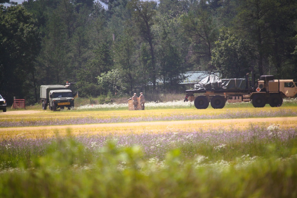 Iowa National Guard aviation troops hold training at McCoy’s Young Air Assault Strip, South Post