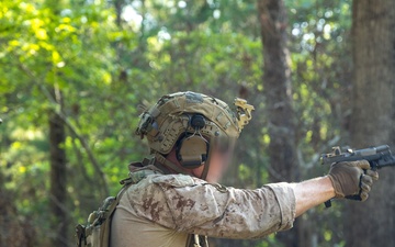 U.S. Marines Conduct a Stress Shoot During MRC