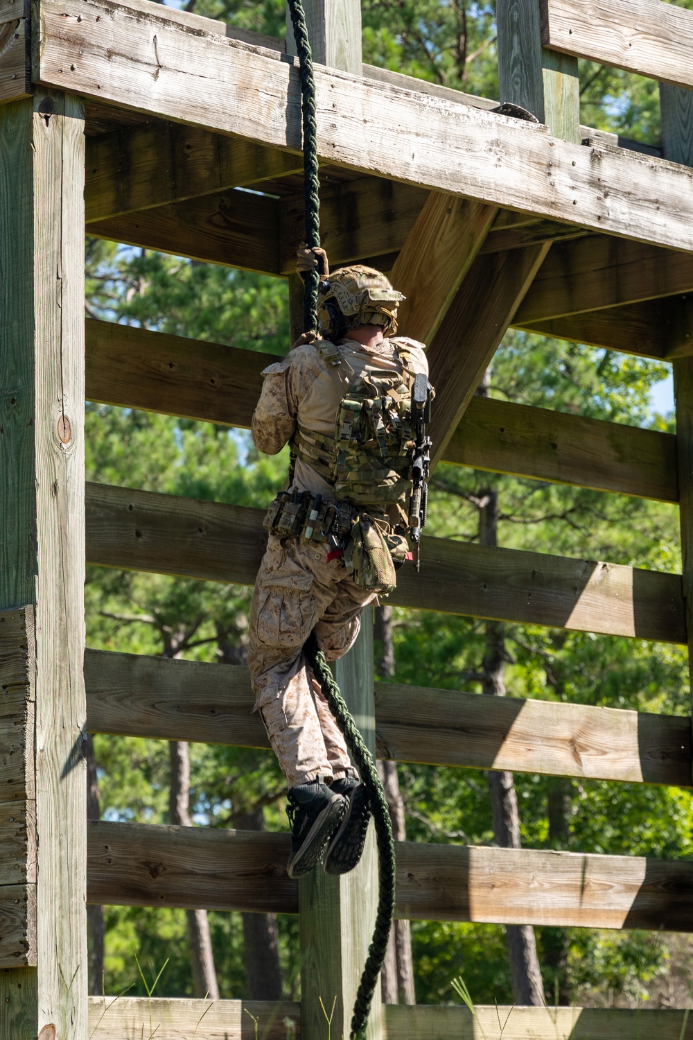 U.S. Marines Conduct a Stress Shoot During MRC