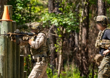 U.S. Marines Conduct a Stress Shoot During MRC