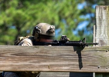 U.S. Marines Conduct a Stress Shoot During MRC
