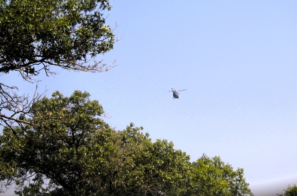 Iowa National Guard aviation troops hold training at McCoy’s Young Air Assault Strip, South Post