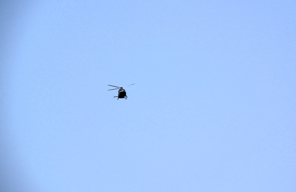 Iowa National Guard aviation troops hold training at McCoy’s Young Air Assault Strip, South Post