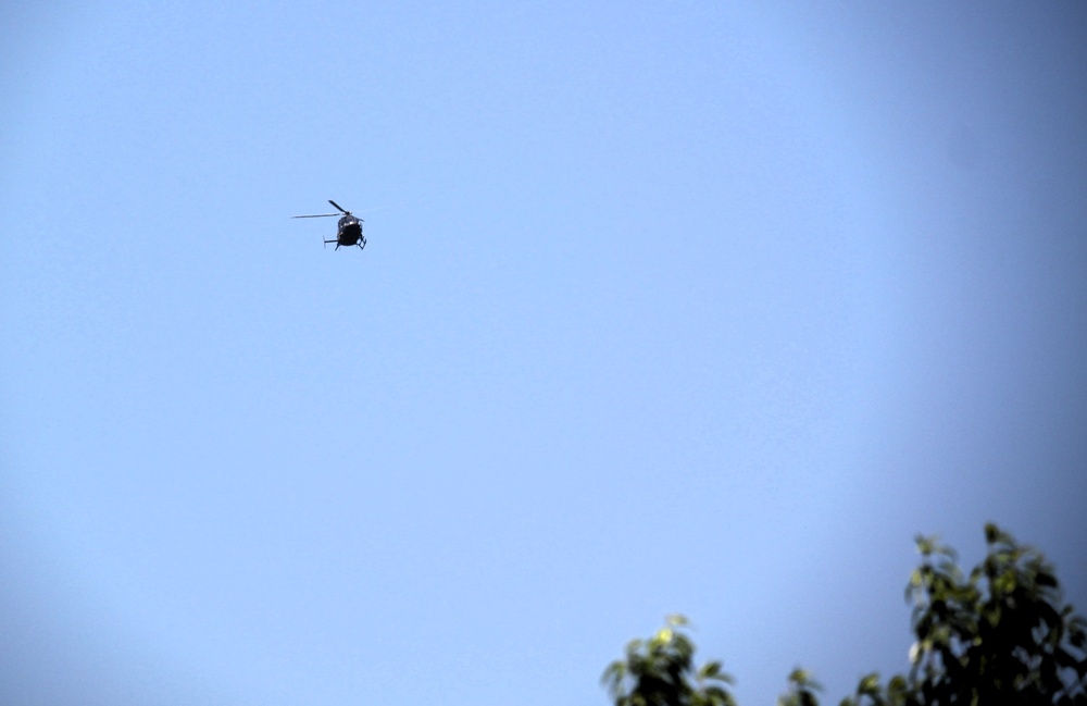 Iowa National Guard aviation troops hold training at McCoy’s Young Air Assault Strip, South Post