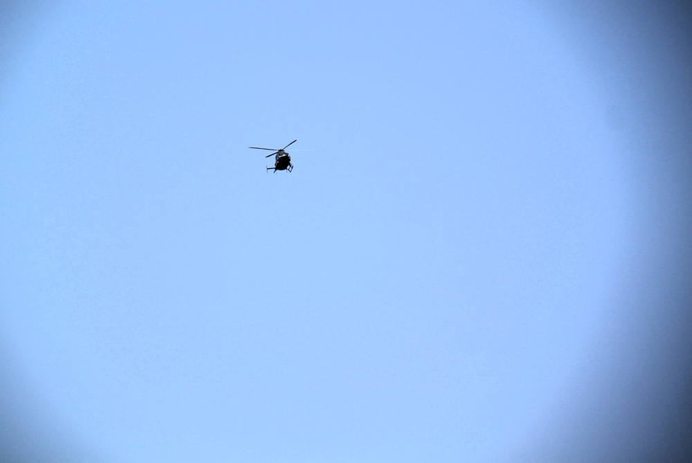 Iowa National Guard aviation troops hold training at McCoy’s Young Air Assault Strip, South Post