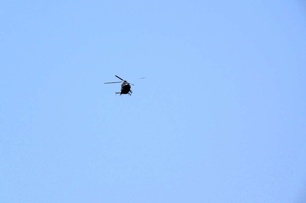 Iowa National Guard aviation troops hold training at McCoy’s Young Air Assault Strip, South Post