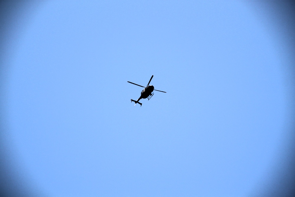 Iowa National Guard aviation troops hold training at McCoy’s Young Air Assault Strip, South Post