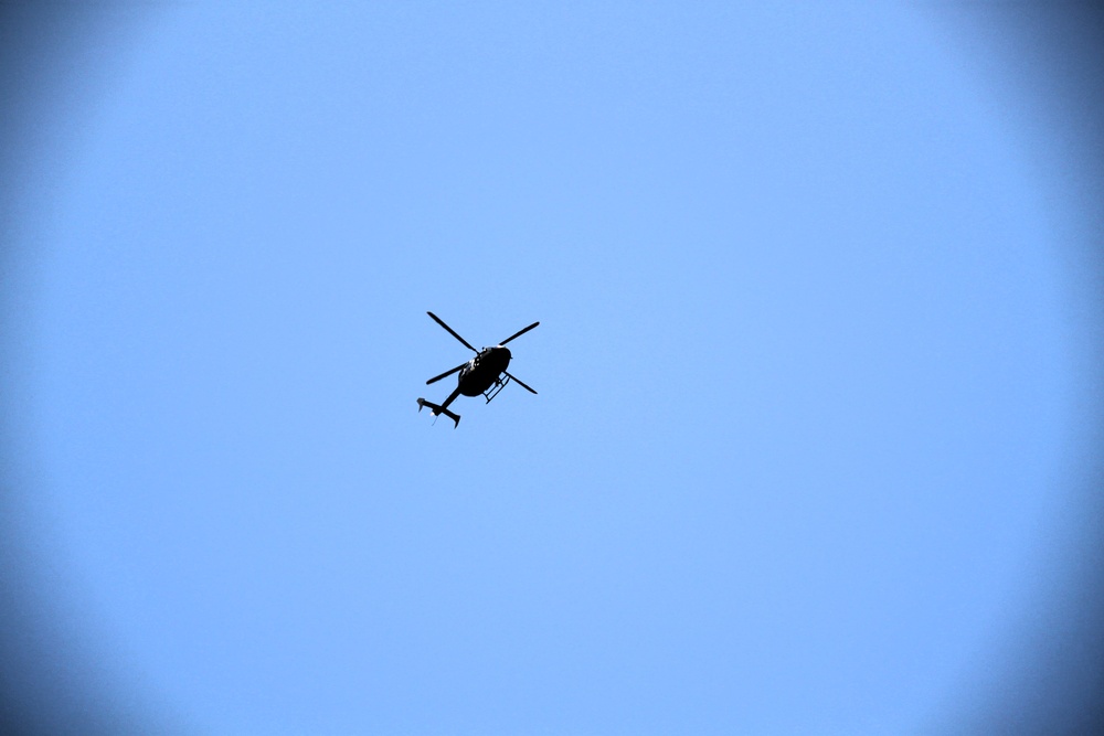 Iowa National Guard aviation troops hold training at McCoy’s Young Air Assault Strip, South Post