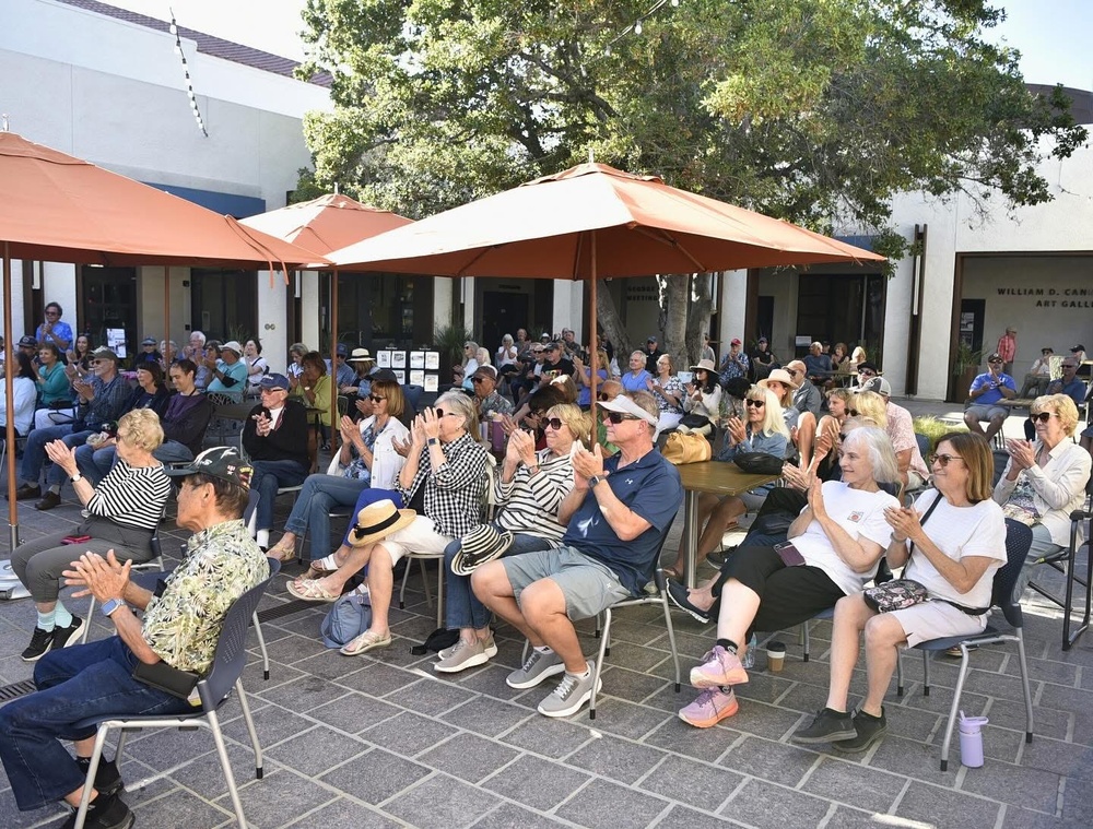 Navy Band Southwest's Wood Wind Quartet performs at Carlsbad City Library
