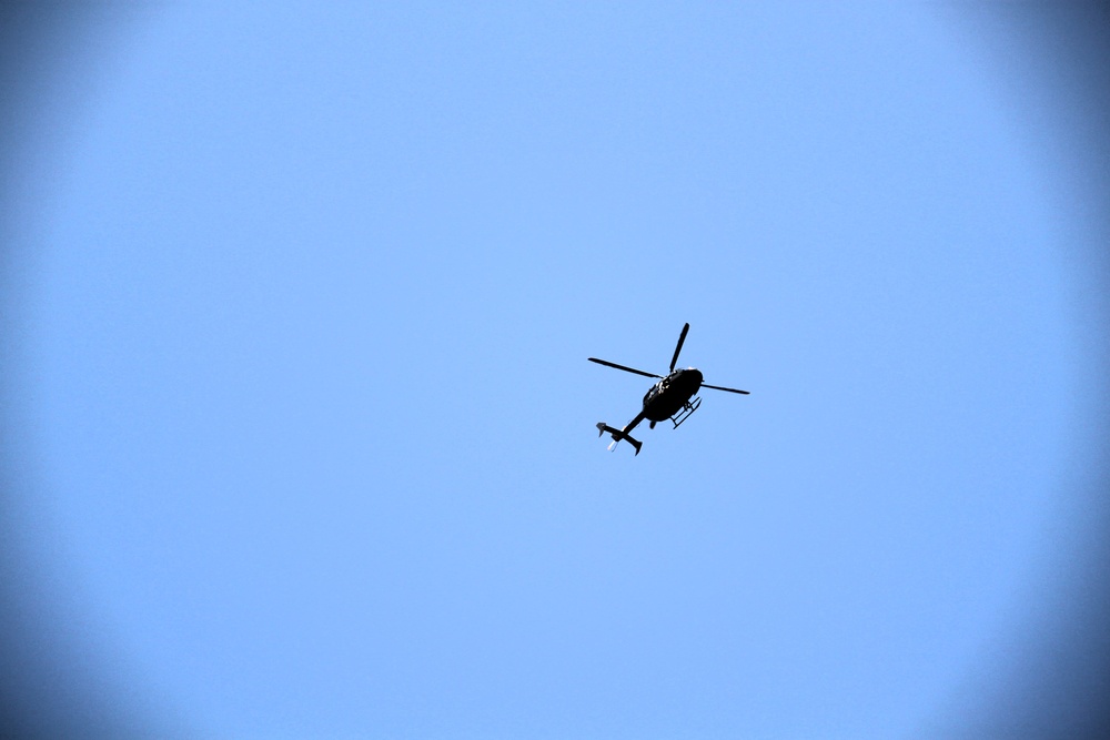 Iowa National Guard aviation troops hold training at McCoy’s Young Air Assault Strip, South Post