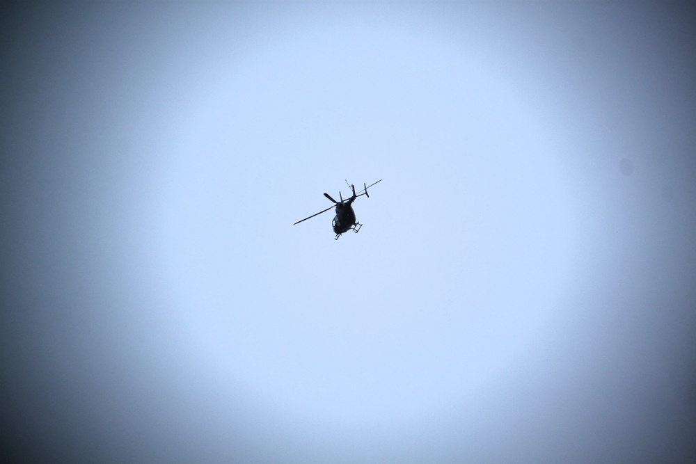 Iowa National Guard aviation troops hold training at McCoy’s Young Air Assault Strip, South Post