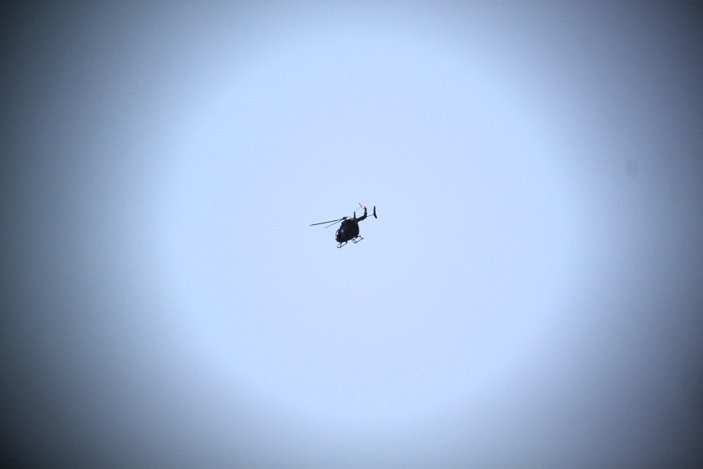 Iowa National Guard aviation troops hold training at McCoy’s Young Air Assault Strip, South Post