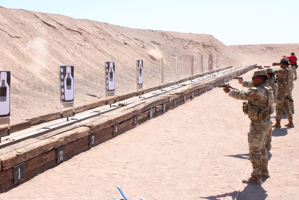 U.S. Soldiers maintain unit readiness through weapons qualification training