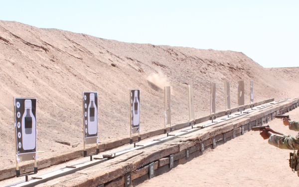 U.S. Soldiers maintain unit readiness through weapons qualification training