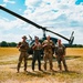 37th Helicopter Squadron Takes Off from Ft. D.A. Russell Days