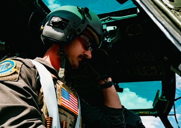 37th Helicopter Squadron Takes Off from Ft. D.A. Russell Days