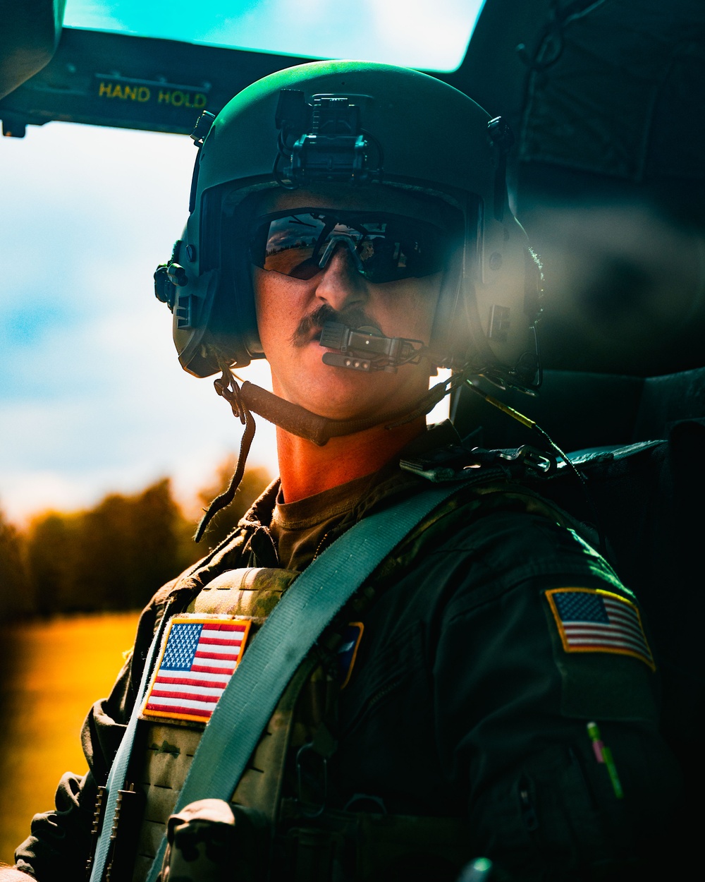 37th Helicopter Squadron Takes Off from Ft. D.A. Russell Days