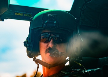 37th Helicopter Squadron Takes Off from Ft. D.A. Russell Days