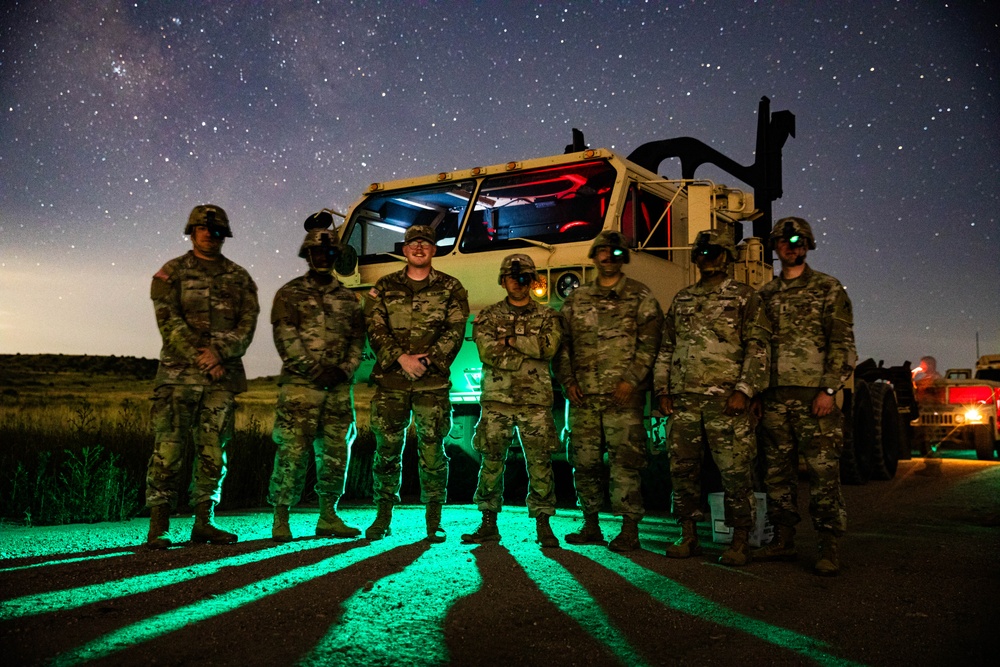 Soldiers Conduct Nighttime Drivers Training
