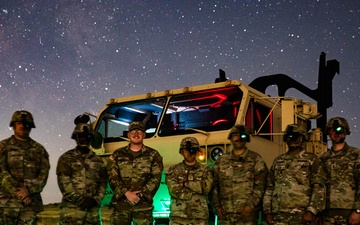 Soldiers Conduct Nighttime Drivers Training