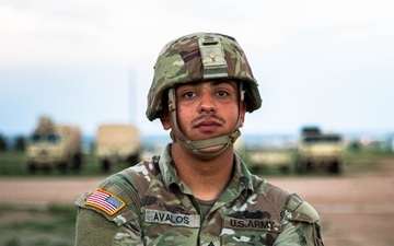 Soldier Assists with Nighttime Drivers Training