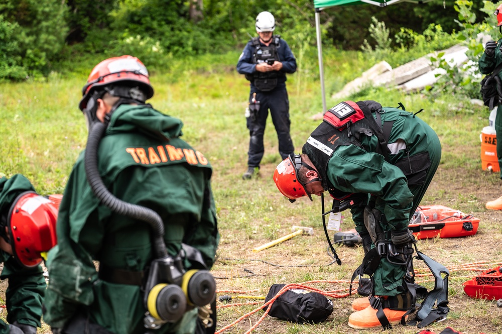 NE CERFP Collective Training Exercise, CTE, Rhode Island Fire Academy