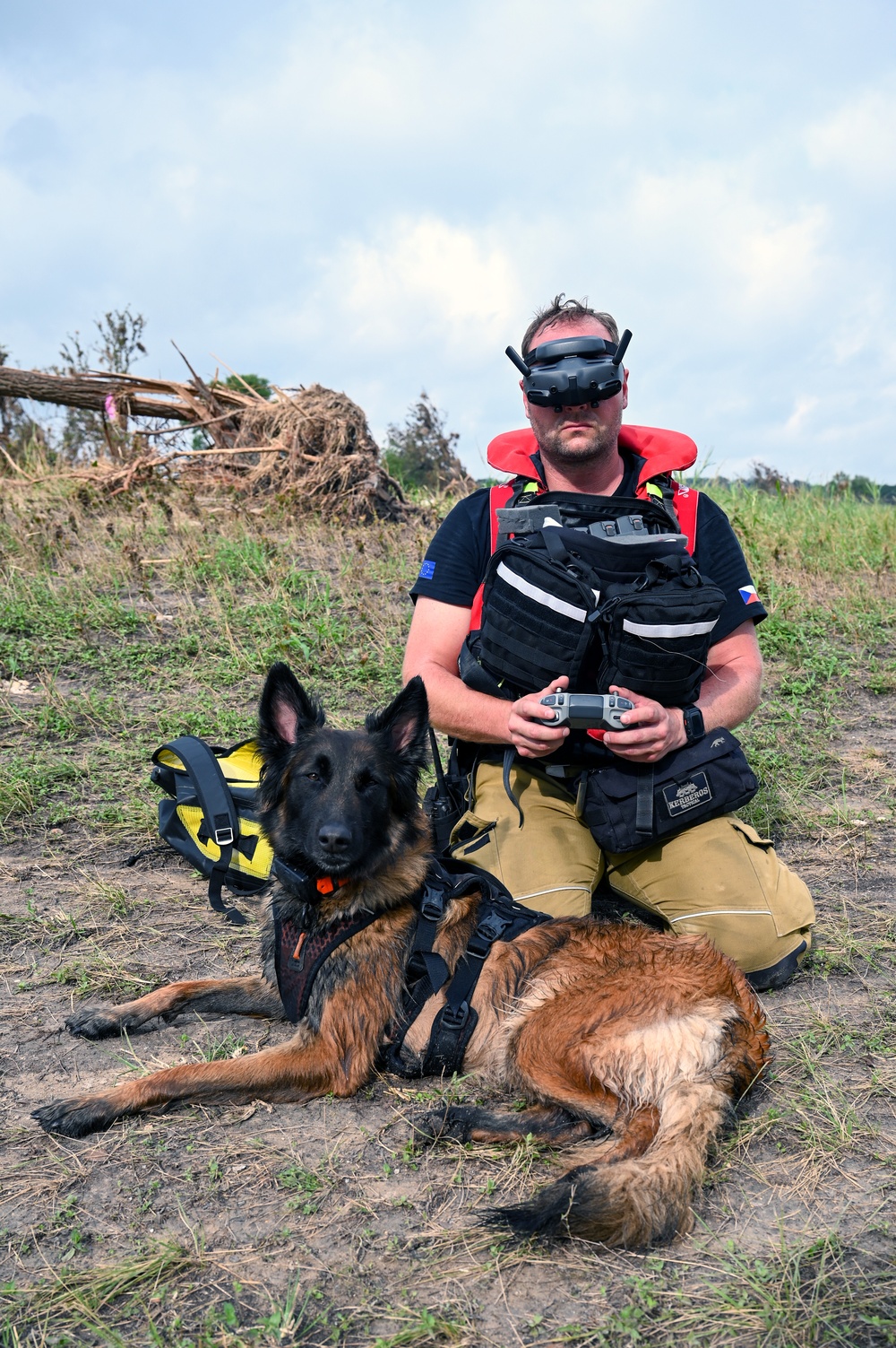 Czech partners assist Texas Army Guard during flood response efforts