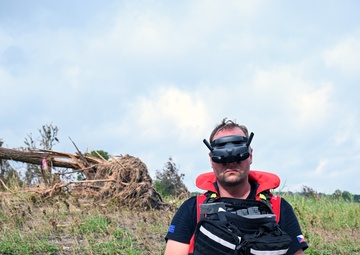 Czech partners assist Texas Army Guard during flood response efforts