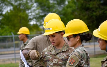 Airmen Train for Rapid Shelter Deployment in Field Exercise