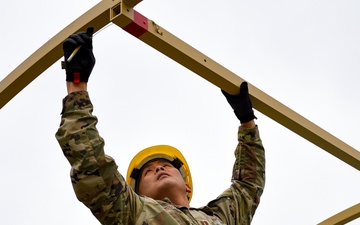 Airmen Train for Rapid Shelter Deployment in Field Exercise