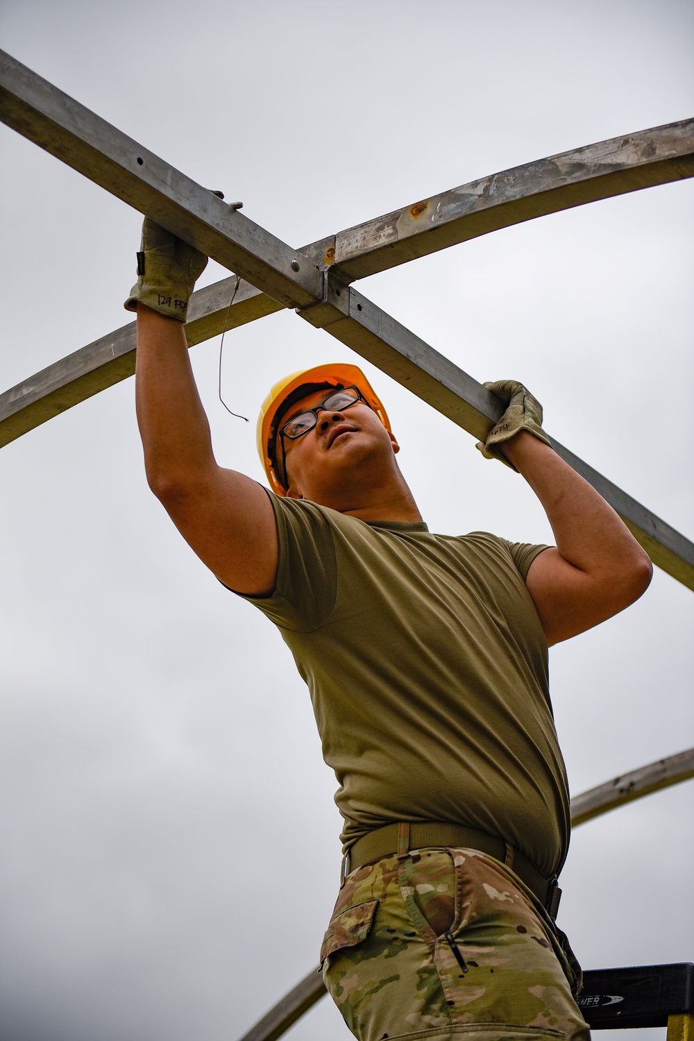 Airmen Train for Rapid Shelter Deployment in Field Exercise