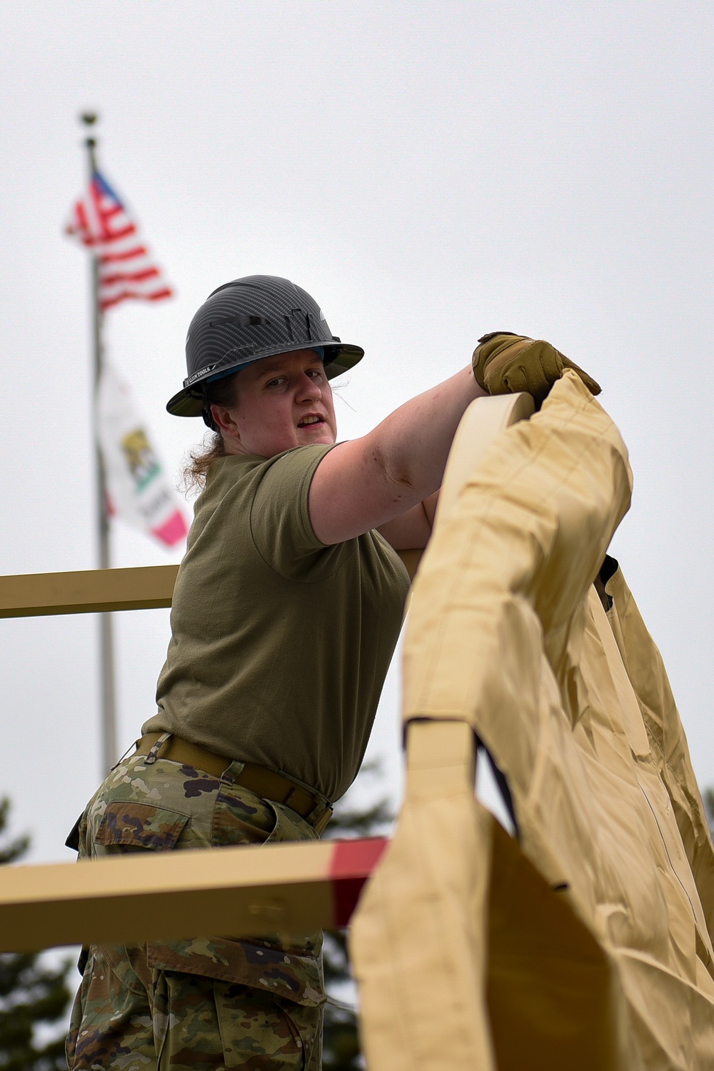 Airmen Train for Rapid Shelter Deployment in Field Exercise
