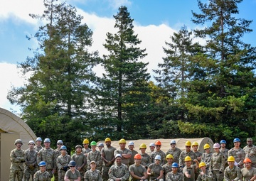 Airmen Train for Rapid Shelter Deployment in Field Exercise