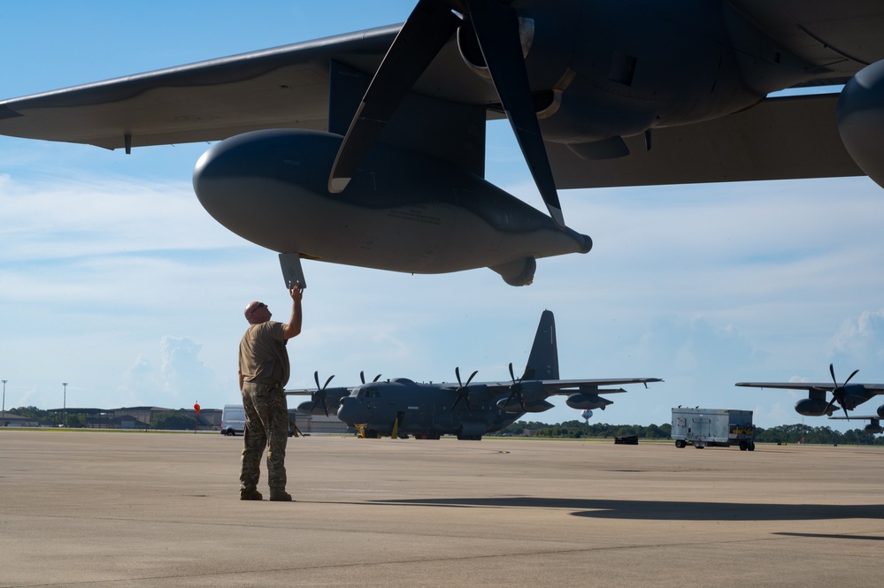 MC-130J supports Special Tactics static line currency training