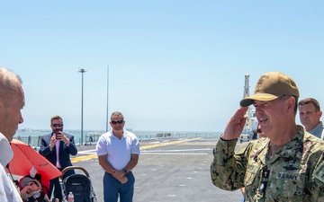 Baptism aboard Boxer