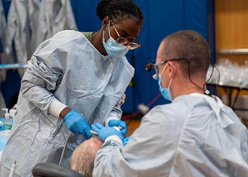 Joint forces come together to provide dental care to community