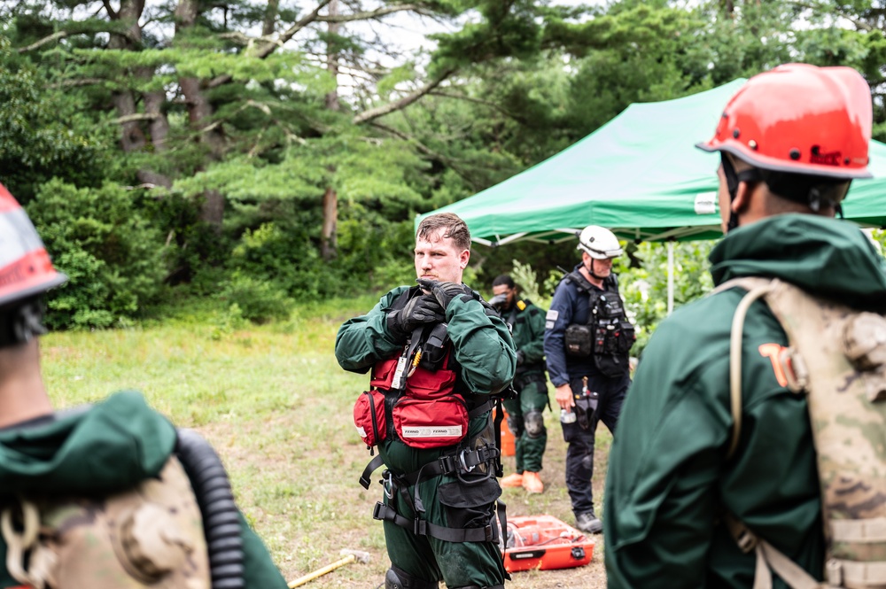 NE CERFP Collective Training Exercise, CTE, Rhode Island Fire Academy