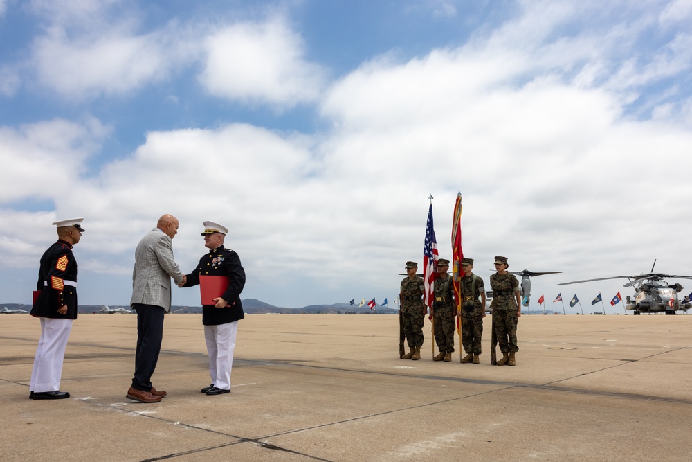 MAG-16 Commanding Officer Retires after 26 Years of Service