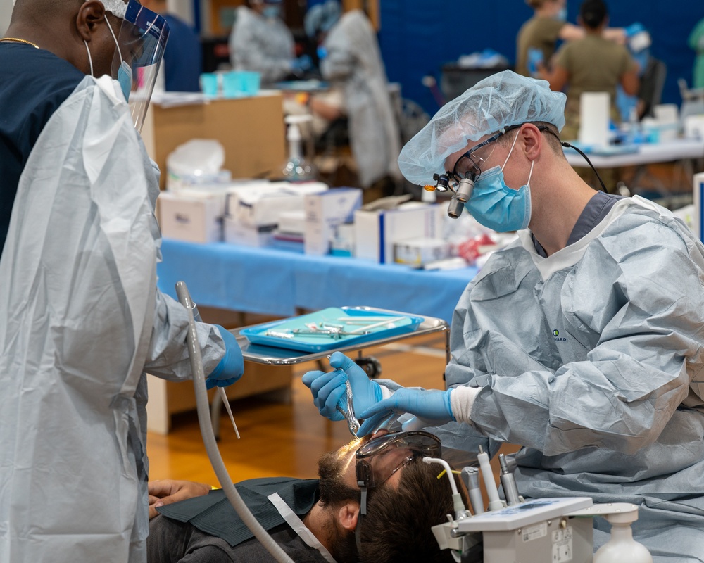 Joint forces come together to provide dental care to community