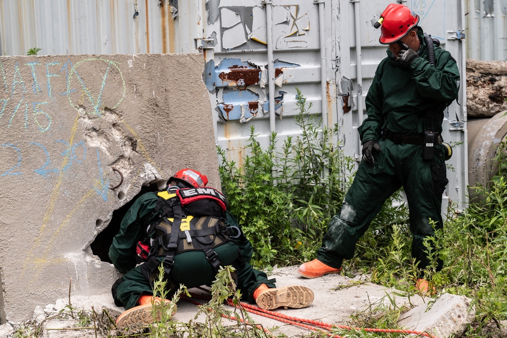 NE CERFP Collective Training Exercise, CTE, Rhode Island Fire Academy
